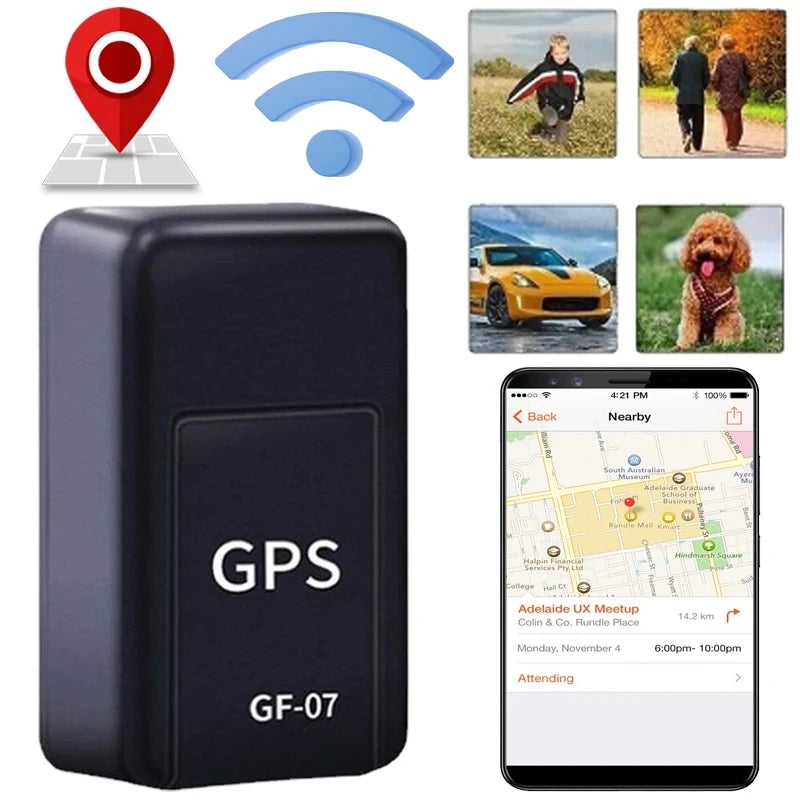 Mini Traceur GPS GF07 Magnétique - Localisation Temps Réel