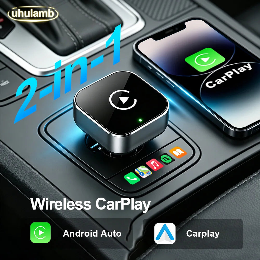 Adaptateur CarPlay Sans Fil Carlinkit 2 en 1